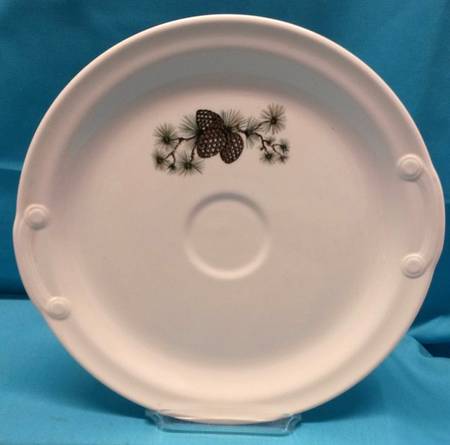 Sierra Pine Handled Cake Plate
