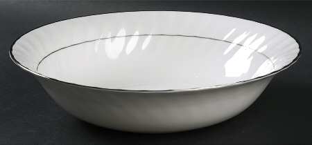 Cascade Platinum 9" Round Vegetable Bowl