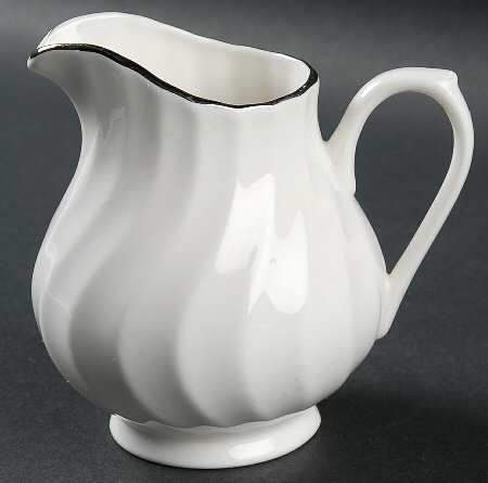 Cascade Platinum Creamer by Royal Limoges