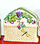 Claret (Grapes) Napkin Holder