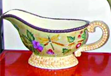 Claret (Grapes) Gravy Boat