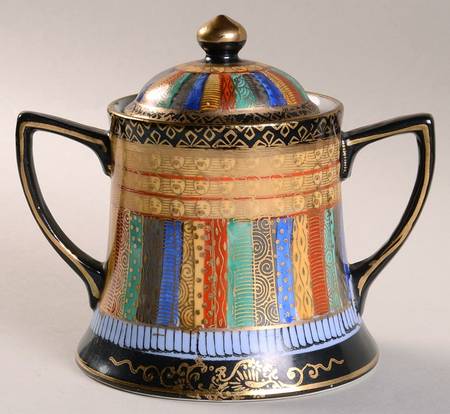 Thousand Faces Sugar Bowl & Lid