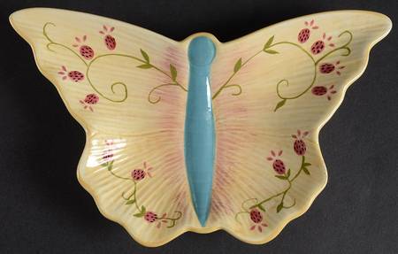 Papillon Figural Canape Plate