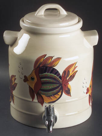 Under the Sea Beverage Crock & Lid