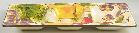 Harlequin Fruit 3-Part Relish