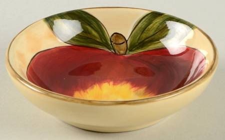 Harlequin Fruit Individual Dip Dish