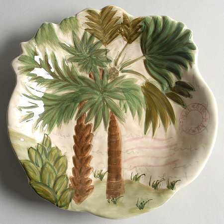 Bora Bora Sculpted Salad Plate