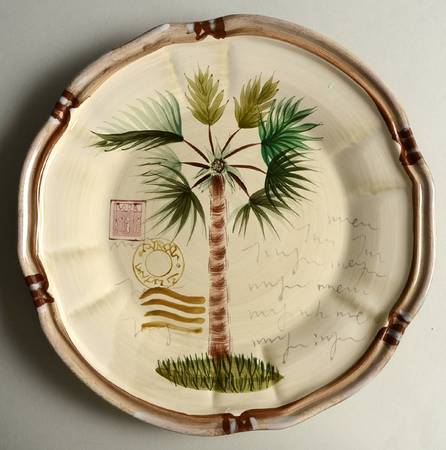 Bora Bora Dinner Plate by Tabletops Unlimited