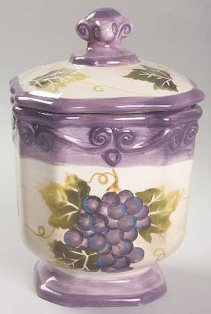 Merlot Small Canister & Lid