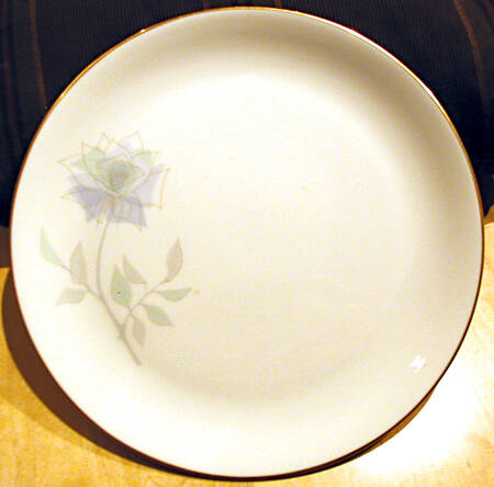 Shadow Rose Dinner Plate