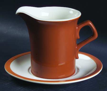 Persimmon Open Sauce Boat & Underplate