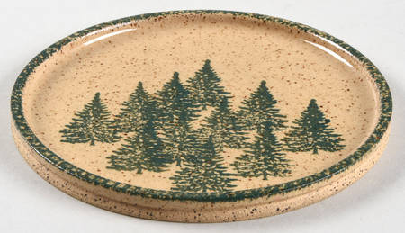 Winter Pines Brown (Made in Mold) Trivet