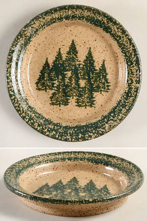 Winter Pines Brown (Made in Mold) Coaster