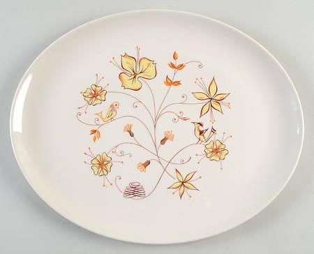 Happy Talk 13" Oval Serving Platter