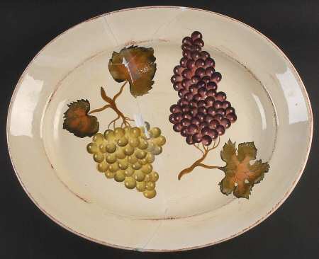 Villa Grande 20" Deep Oval Serving Platter