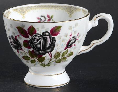 Midnight Rose Footed Cup