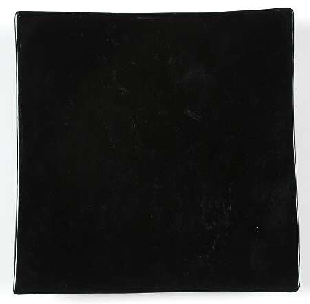 Celestial Coal Square Salad Plate