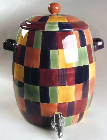 Caracas Beverage Crock & Lid