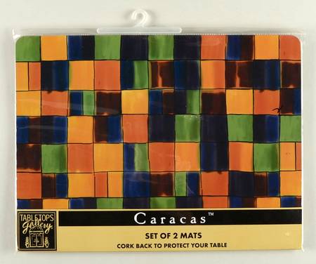 Caracas (Set of 2) Corkboard Placemat