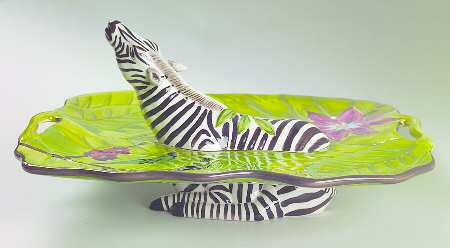 Lotus Zebra Figural Server