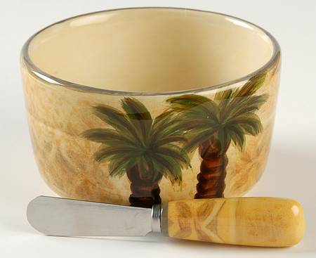 Bellagio Dip Bowl & Spreader Set