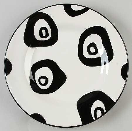 Panda Eyes Dinner Plate
