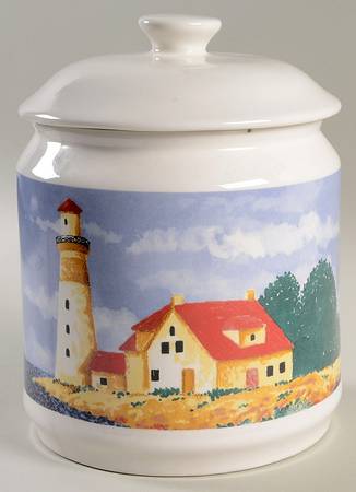 By the Sea Extra Large Canister & Lid by Thomson