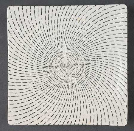 Celestial Ivory Square Salad Plate