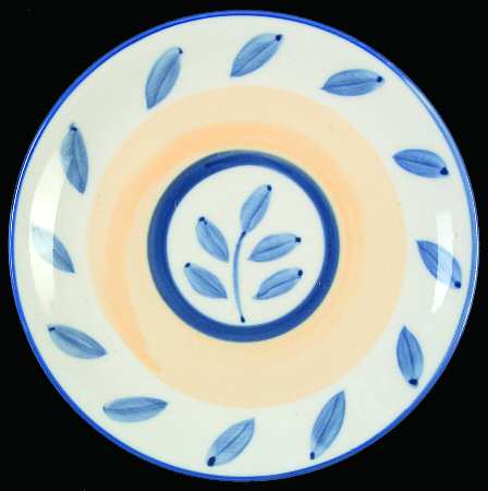 Autumn Blue Bread & Butter Plate