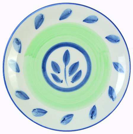 Autumn Blue Bread & Butter Plate