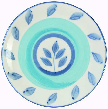 Autumn Blue Bread & Butter Plate