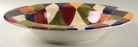 Harlequin 14" Pasta Serving Bowl