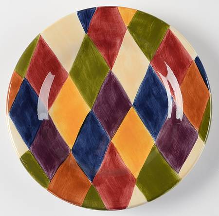 Harlequin Dessert/Pie Plate