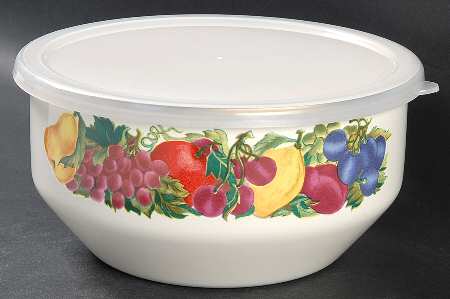 Eden 7" Metal Bowl & Plastic Lid