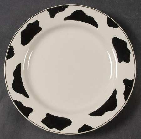 Spotted Cow (Cream) Salad Plate