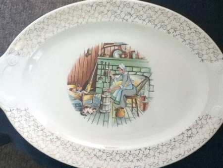 TST857 12" Oval Serving Platter