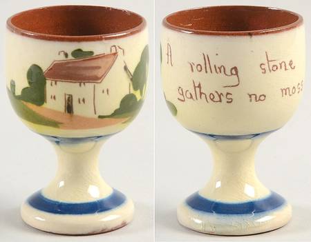 Motto Ware (Cottage) Single Egg Cup