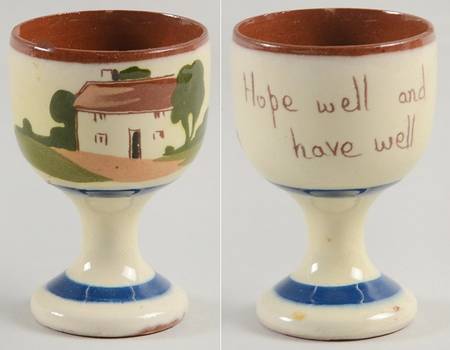 Motto Ware (Cottage) Single Egg Cup