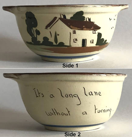 Motto Ware (Cottage) Lugged Cereal Bowl
