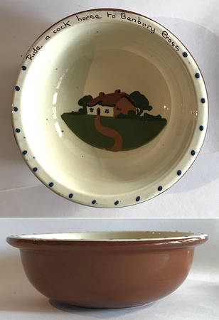 Motto Ware (Cottage) 6" Round Baby Plate