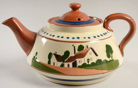 Motto Ware (Cottage) Teapot & Lid