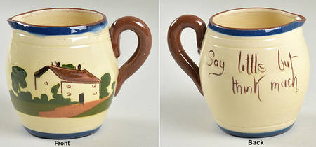 Motto Ware (Cottage) Creamer