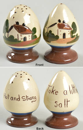 Motto Ware (Cottage) Salt & Pepper Set