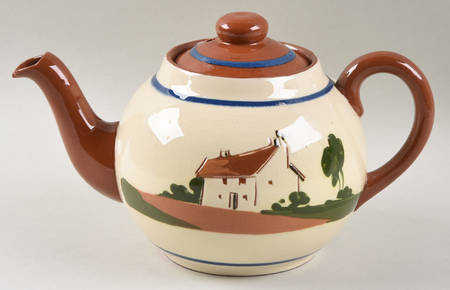 Motto Ware (Cottage) Small Teapot & Lid