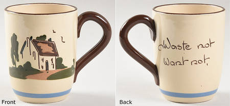 Motto Ware (Cottage) Flat Cup