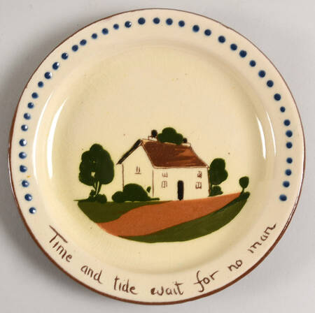 Motto Ware (Cottage) Dessert/Pie Plate