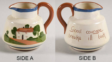 Motto Ware (Cottage) Creamer