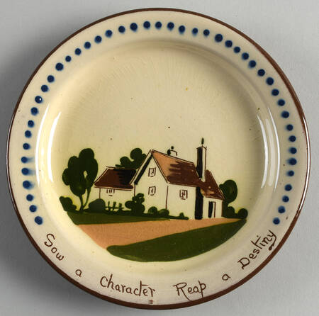 Motto Ware (Cottage) Dessert/Pie Plate
