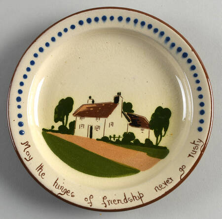 Motto Ware (Cottage) Dessert/Pie Plate