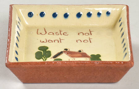 Motto Ware (Cottage) 3" Ashtray
